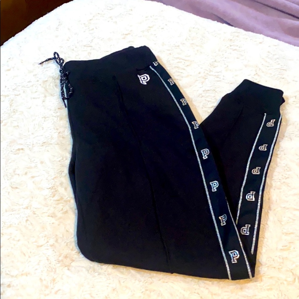 Victoria’s Secret Pink Black joggers.